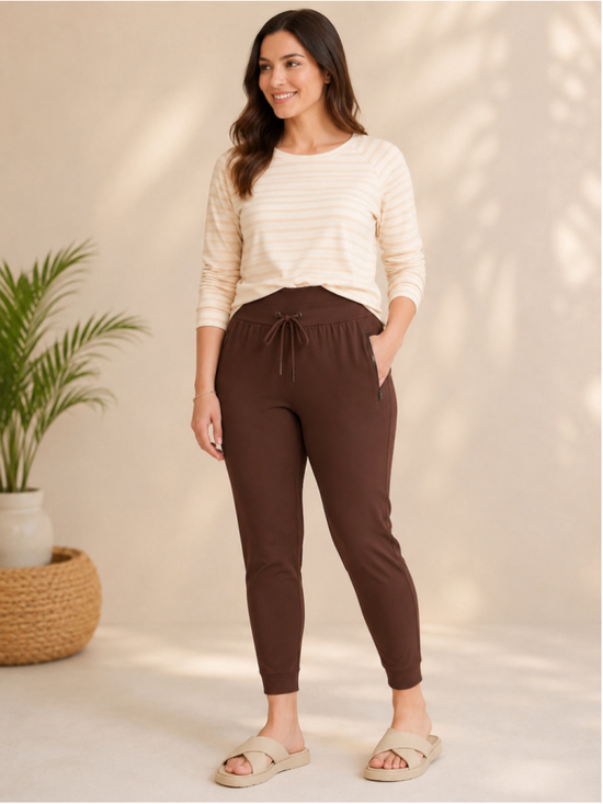 Old Navy Pants - Old Navy High-Waisted PowerSoft Jogger Pants Espresso Brown – Size S